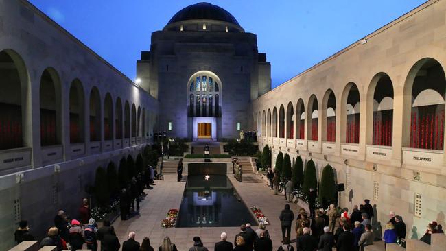 While there are places, such as the Australian War Memorial in Canberra, that offer a space to commemorate service, we don’t thank those who have served often enough. Picture: Ray Strange