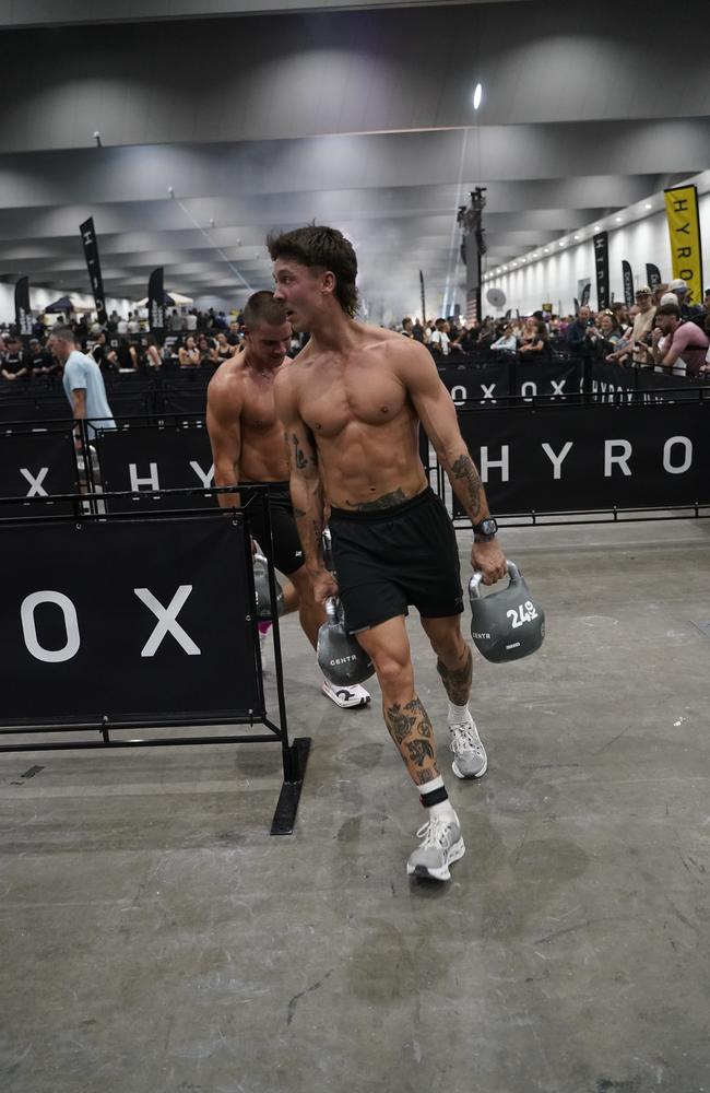 10000 athletes put their fitness to the test in a massive Hyrox competition this weekend (14-15 Dec) at Melbourne Exhibition and Convention Centre. Picture Valeriu Campan