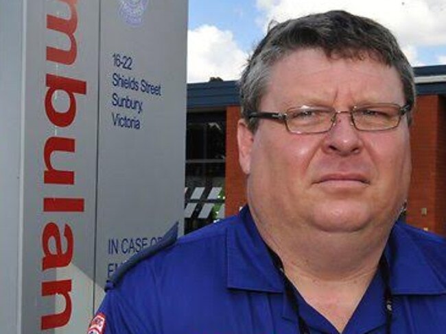 Ambulance officer Al Briggs suffered from post traumatic stress disorder.