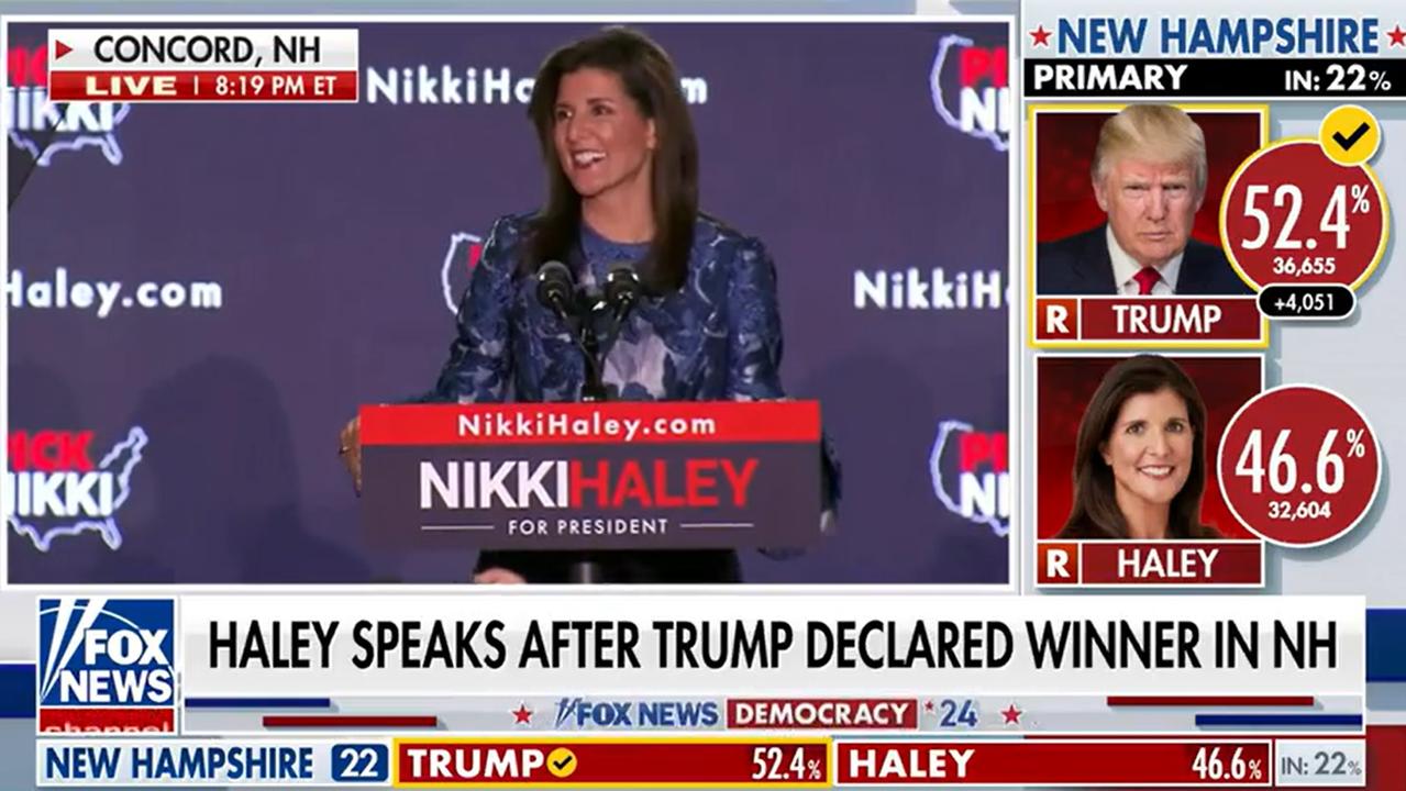 New Hampshire Primary 2024 results Donald Trump and Nikki Haley go