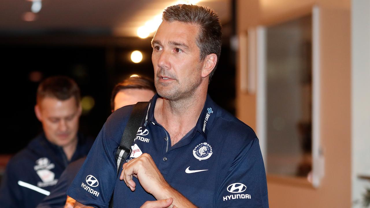 Stephen Silvagni is calling the shots at Carlton. Photo: Michael Willson/AFL Media/Getty Images