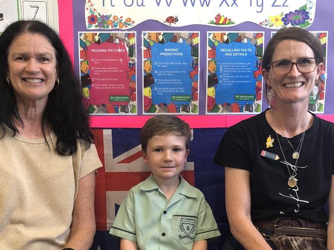 St Lawrence State School Gaye Lovelock, Acting Principal, Brennan Dennis, Stacey Pownall, Teacher Aide