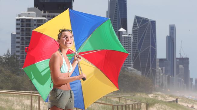 Up to 35mm is expected on Thursday on the Gold Coast. Picture: Glenn Hampson