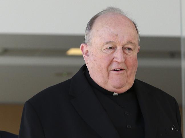 Archbishop Philip Wilson leaves the Newcastle Local Court in Newcastle, Tuesday, May 22, 2018. The Adelaide Archbishop has been found guilty of concealing historical child sexual abuse. (AAP Image/Peter Lorimer) NO ARCHIVING