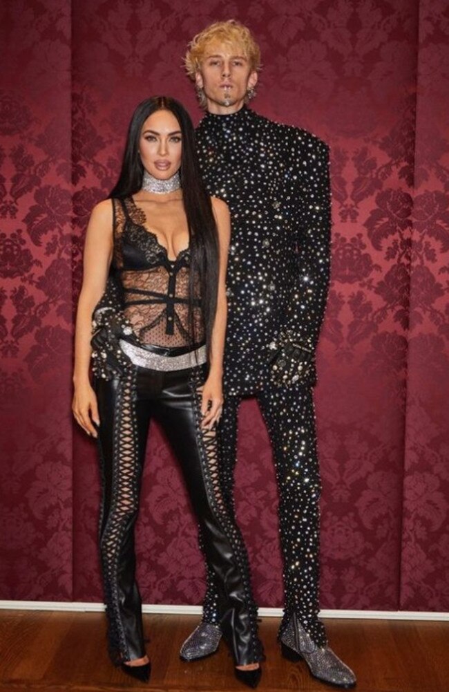 Megan Fox and Machine Gun Kelly were true to brand at the Dolce &amp; Gabbana show. Picture: dolcegabbana/Instagram