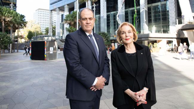 ABC managing director David Anderson and chair Ita Buttrose. Picture: Ryan Osland