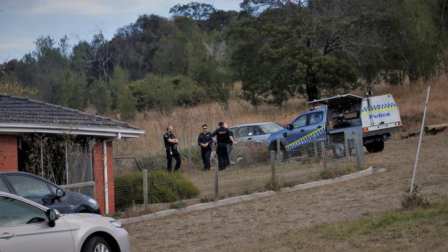 Suspicious house fire in Brighton. Photo: Kenji Sato