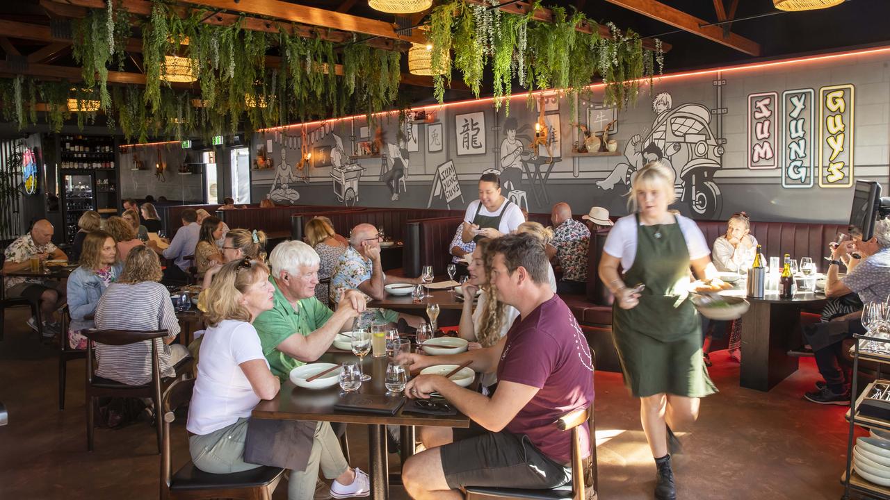 Interior at the new Sum Yung Guys restaurant at Noosaville. Picture: Lachie Millard