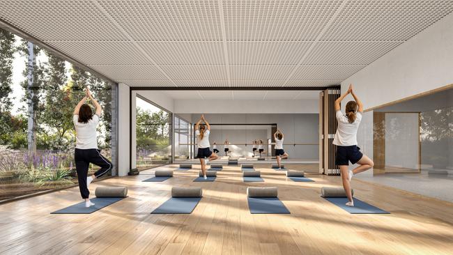 Inside Sacred Heart College's soon to be built wellness centre. The project will be ready in December 2025. Picture: Supplied