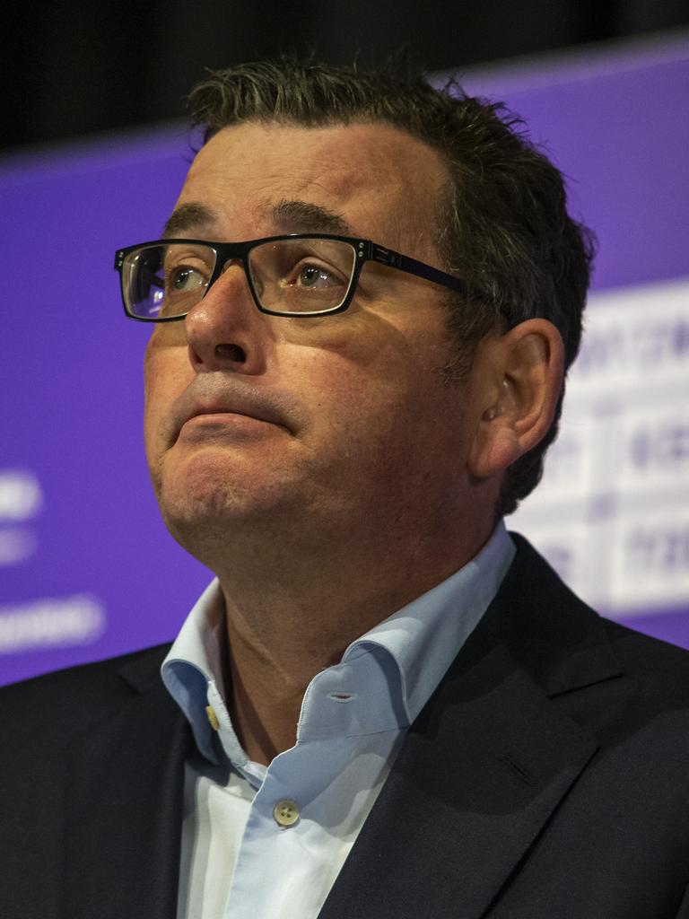 Victorian Premier Daniel Andrews Press has put a six-week lockdown on metropolitan Melbourne. Picture: NCA NewsWire/Wayne Taylor