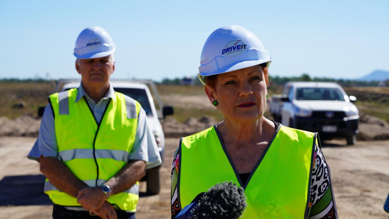 Senator Pauline Hanson has questioned the sustainability and profitability of the proposed Inland Rail.