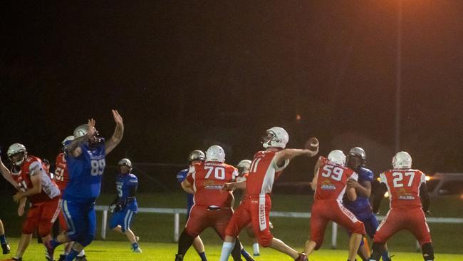 Mackay Gridiron vs Townsville Cyclones at West Tiger Park Walkerston. Saturday 20 January 2024 Picture:Michaela Harlow