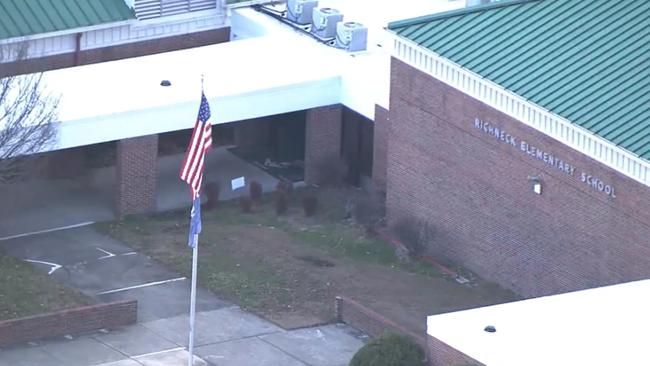 The teacher at Richneck Elementary School in Newport News was rushed to a hospital with life-threatening injuries, police said. Picture: ABC4