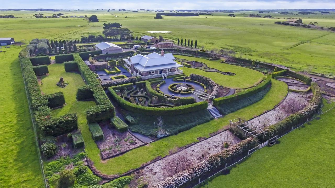 The Rosebrook home's wow-factor garden.