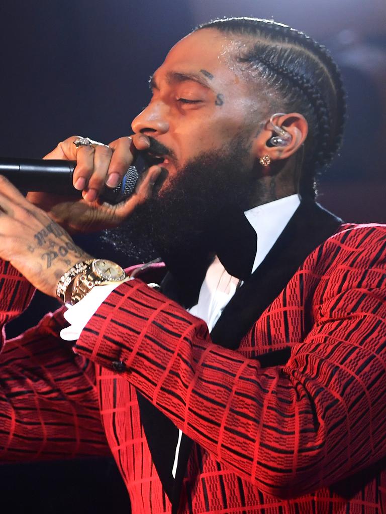 Nipsey Hussle was shot multiple times. Picture: Getty