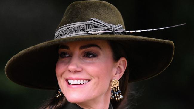 Catherine, Princess of Wales leaves at the end of the Royal Family's traditional Christmas Day service at St Mary Magdalene Church in Sandringham, Norfolk. Picture: AFP