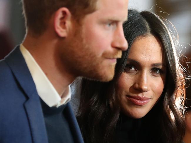 Prince Harry and Meghan Markle before they left the UK for California. Picture: Getty Images