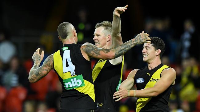 Jack Riewoldt found playing in front of emptystands hard to adjust to.