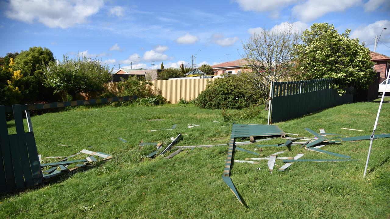 Tasmania Police say a man was run down on Woodland Grove at Newnham about 5pm on October 17, 2022, in what they believe was a targeted attack. Picture: Alex Treacy