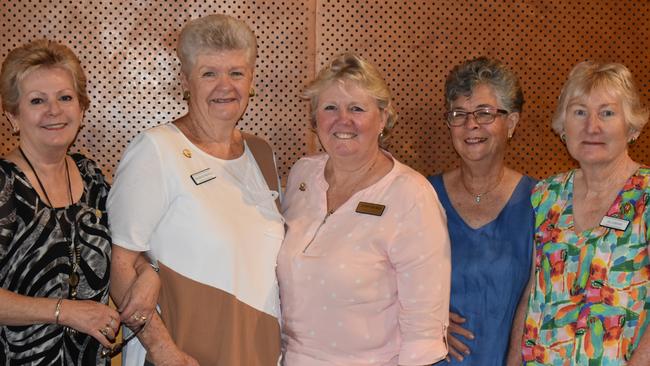 Members of the Gympie Sub-branch (from left) Glenda Standen, Sharan Bavell, Jenny Shores, Pat Harms and Jill Lennon.