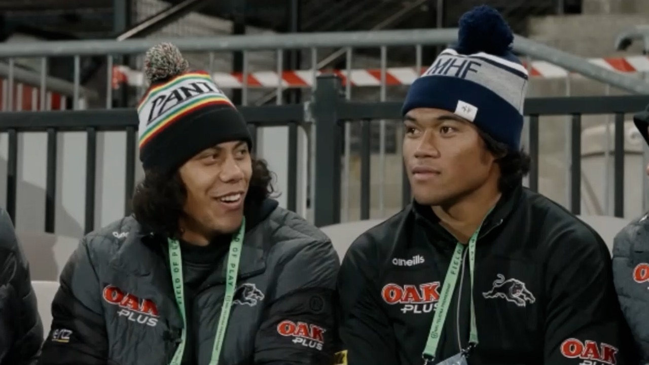 Panthers star Jarome Luai and Brian To'o were mic'd up to watch their team play.