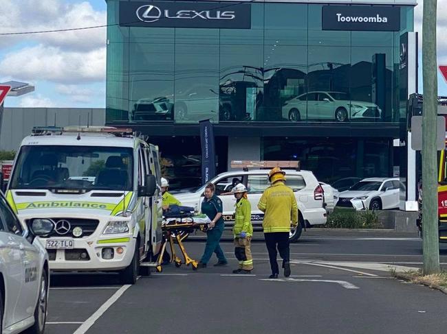 Photos: One injured in bike vs. vehicle accident on busy city road