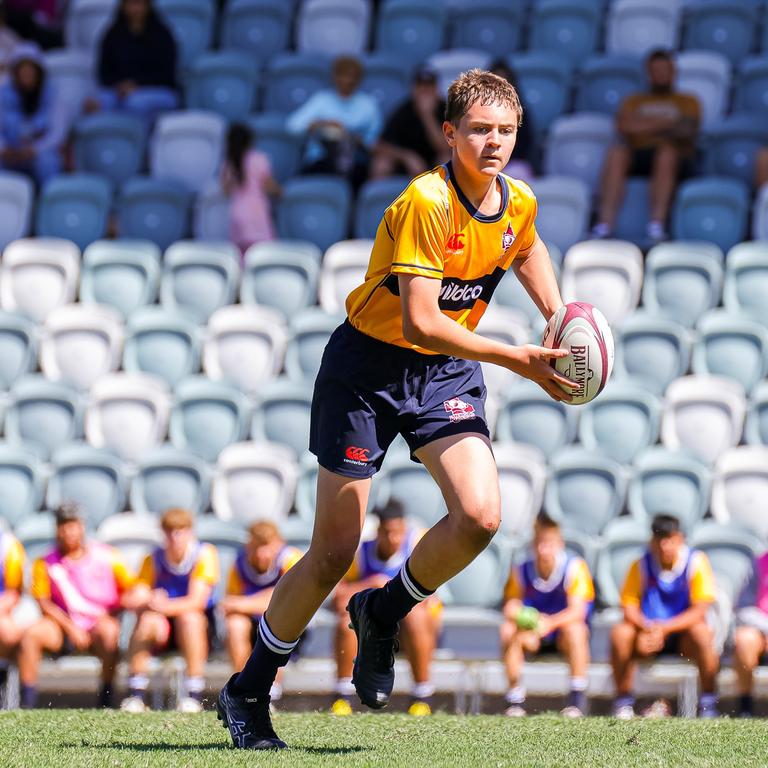 Buildcorp Emerging Reds Cup day one action between South East Queensland's Under-15s and Brisbane White Under-15s. Picture credit: QRU Media/ Erick Lucero.