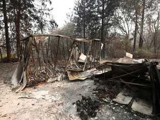 More than 200 homes have been destroyed by bushfire in NSW and QLD. Picture: JASON O'BRIEN