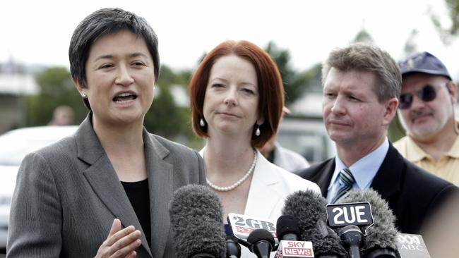 In 2010, Penny Wong was the federal environment minister and Julia Gillard was prime minister. .