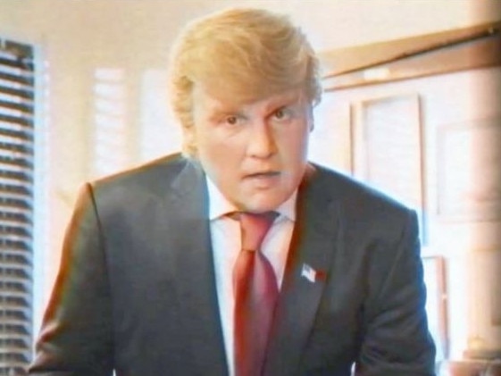 Johnny Depp plays Donald Trump.