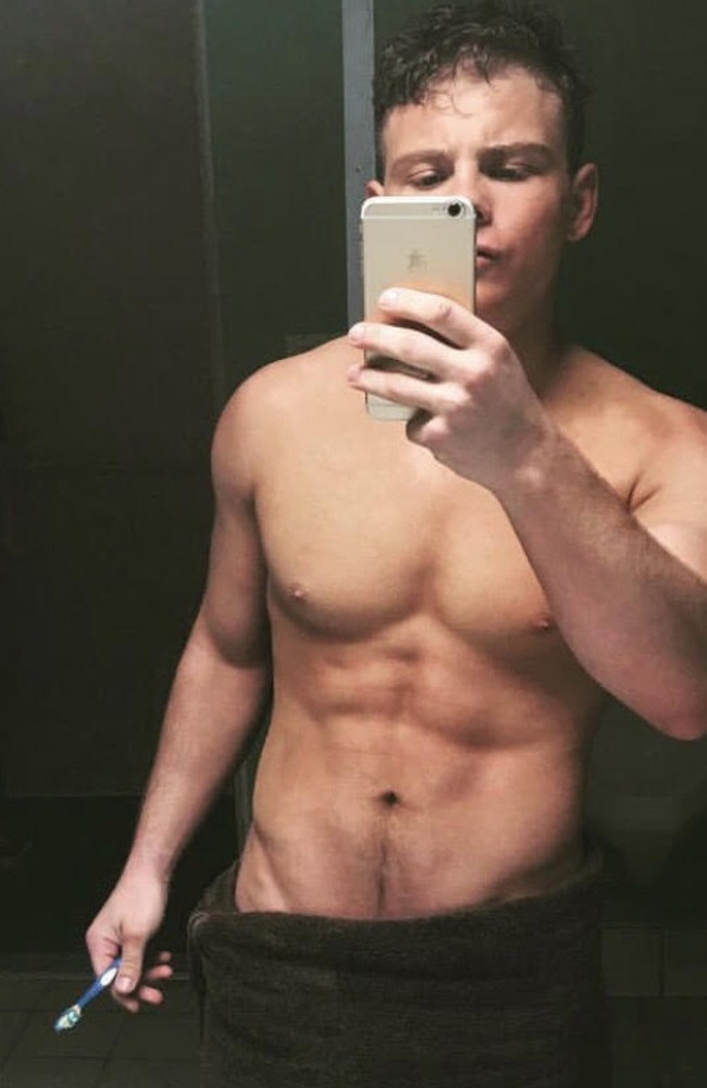 Lipnicki is passionate about health and fitness. Picture: Instagram