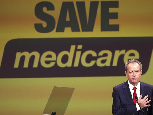 Bill Shorten used the Labor Party's official campaign launch to cast the July 2 election as a referendum on the future of Australia's universal health care system. Picture: AP Photo/Rob Griffith