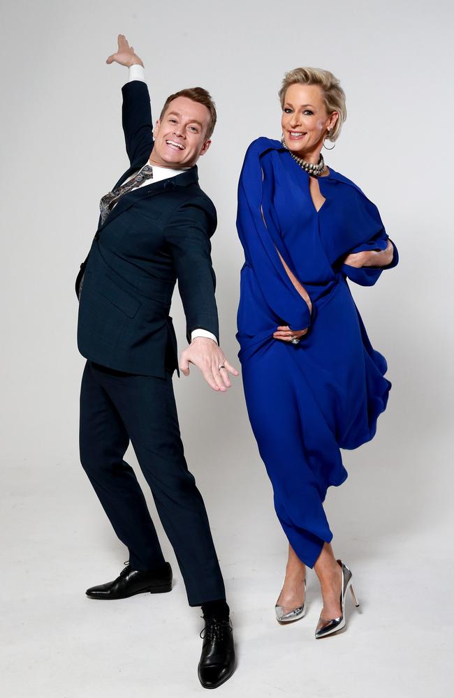 Denyer returned to <i>Dancing with the Stars</i> alongside Amanda Keller, this time as its host. Picture: Toby Zerna