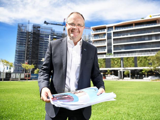 Fairfax MP Ted O'Brien has a vision to create a multi-purpose convention and exhibition centre at Maroochydore CBD ahead of the 2032 Olympic and Paralympic Games. Picture: Patrick Woods.