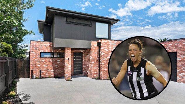 Former Collingwood player Sharni Layton sold her townhouse at 3/2 Trent Court, Bonbeach.