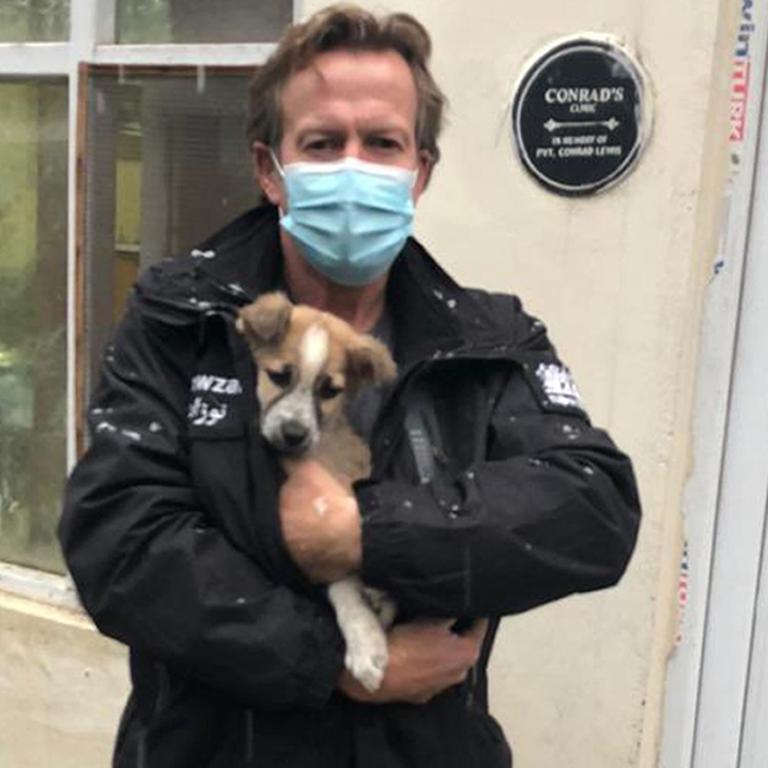 Pen Farthing, founder of animal rescue charity Nowzad, pleaded to the British government to withdraw his staff from Kabul. Picture: Nowzad/PA Wire