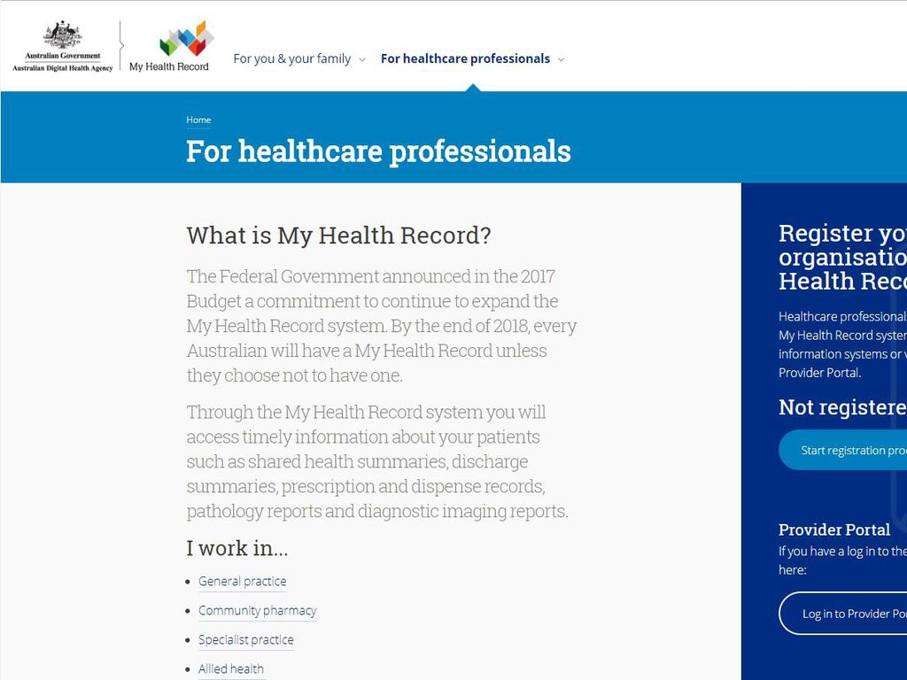 My Health Record: Privacy flaw could reveal sensitive health ...