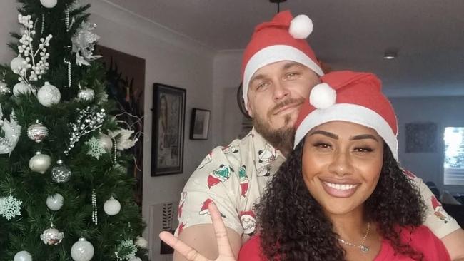 Paulini and her partner celebrating Christmas 2024. Photo: Instagram