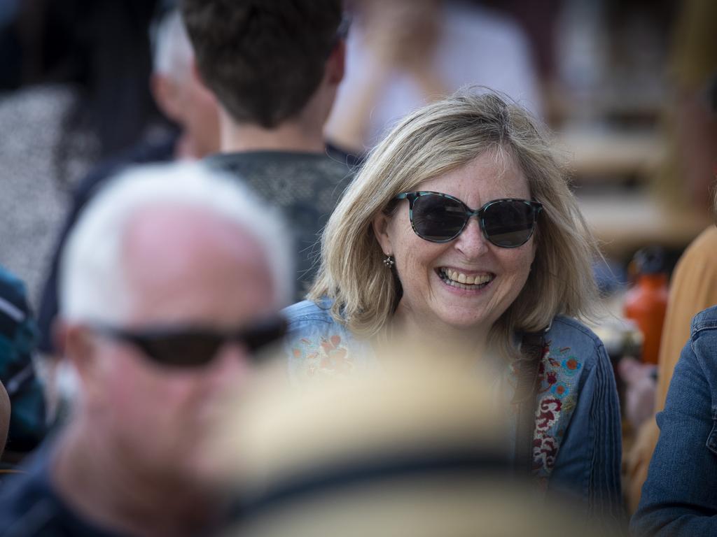 Patrons at day 5 of the Taste of Tasmania. Picture: LUKE BOWDEN