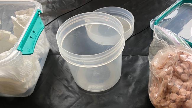 A 57-year-old Parkside man was arrested after police uncovered materials consistent with a clan lab at his home address on August 13. Picture: SAPOL