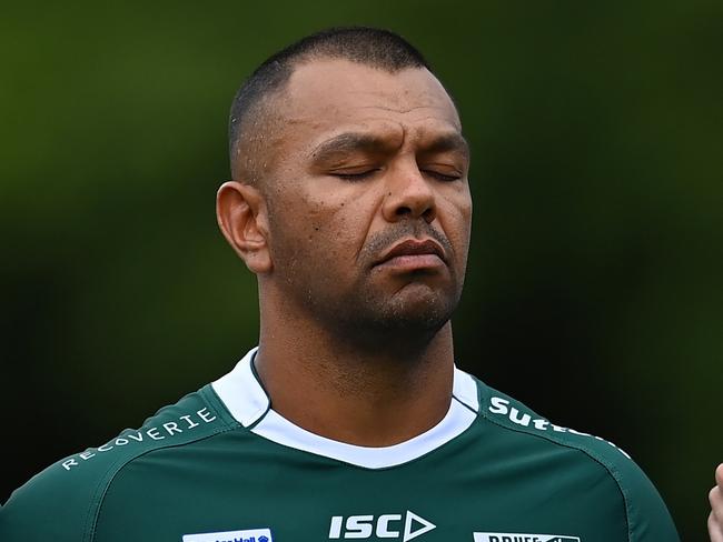 Kurtley Beale is named but not guaranteed to play for Randwick in their Shute Shield opener this weekend. Picture: Getty Images