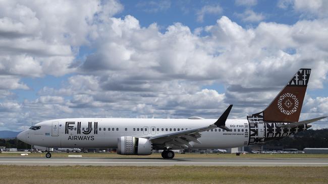 Fiji Airways flying from Canberra to Nadi.