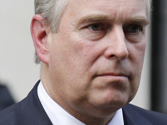 FILE- In this June 6, 2012 file photo, Britain's Prince Andrew leaves King Edward VII hospital in London after visiting his father Prince Philip.  Prince Andrew says in a BBC interview scheduled to be broadcast Saturday, Nov. 16, 2019, that he doesnâ€™t remember a woman who has accused him of sexually exploiting her in encounters arranged by Jeffrey Epstein. Andrew has made similar denials for years but has come under new pressure following Epsteinâ€™s arrest and suicide last summer. (AP Photo/Sang Tan, File)