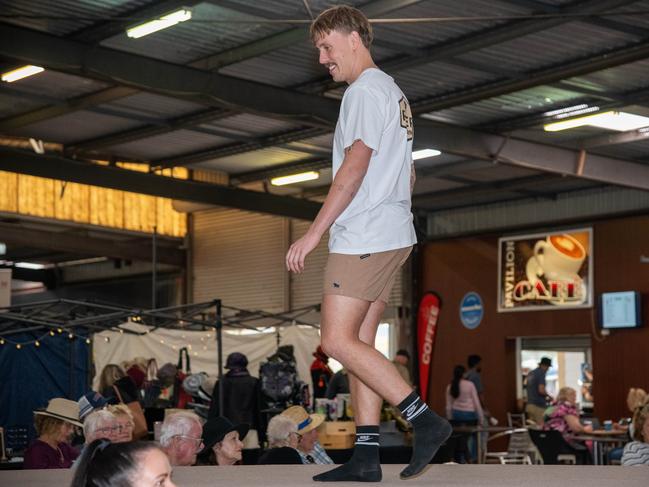 Modeling clothes from Ringers Western Toowoomba, Ben Moore.Heritage Bank Toowoomba Royal Show.Saturday April 20th, 2024 Picture: Bev Lacey