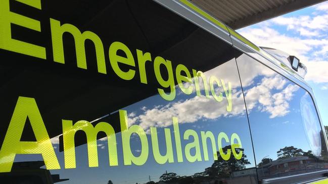 Three ambulance crews were sent to Dee Why, outside Dee Why Public School, after a bot was hit by a car while crossing Fisher Rd. Picture: Supplied