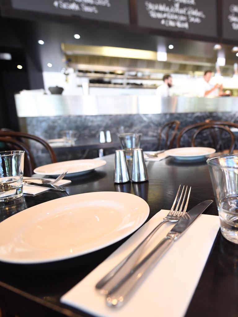 About a third of Aussies surveyed said they had stopped eating out or getting takeaway. Picture: Lukas Coch/AAP