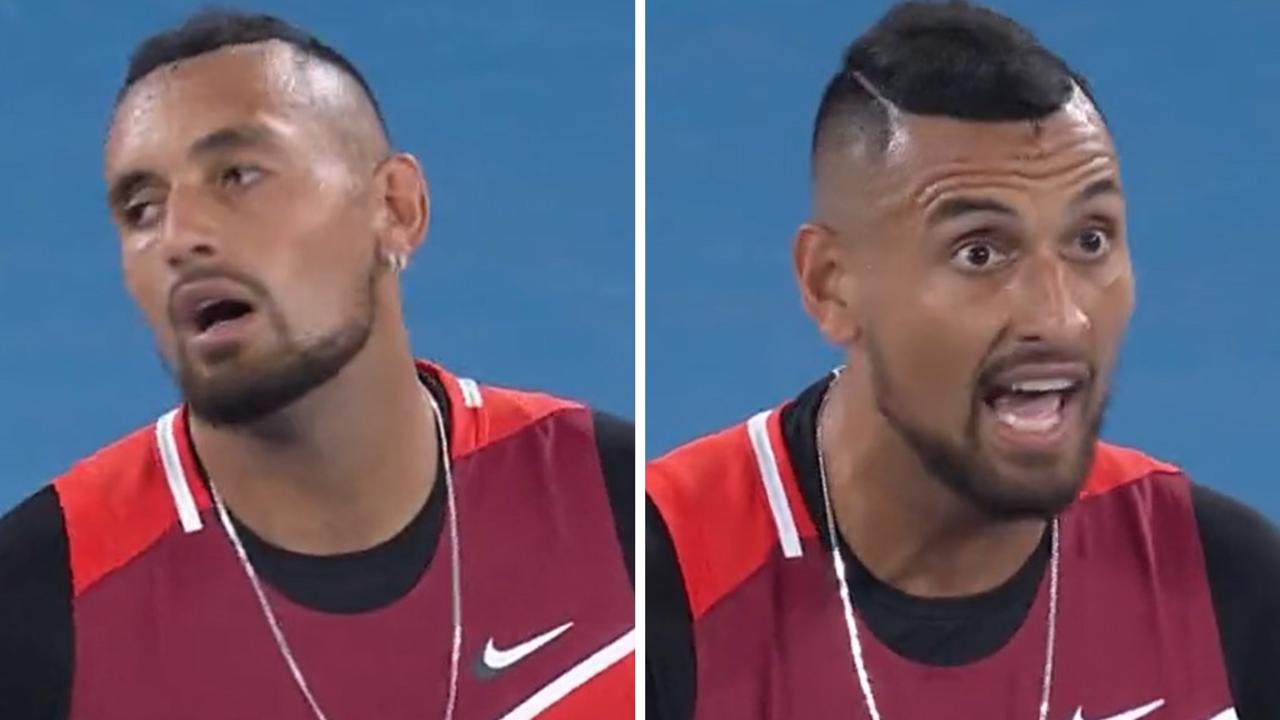 Nick Kyrgios was not happy.