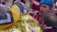 A six-year-old rescued from the rubble after more than 80 hours. Source: Reuters