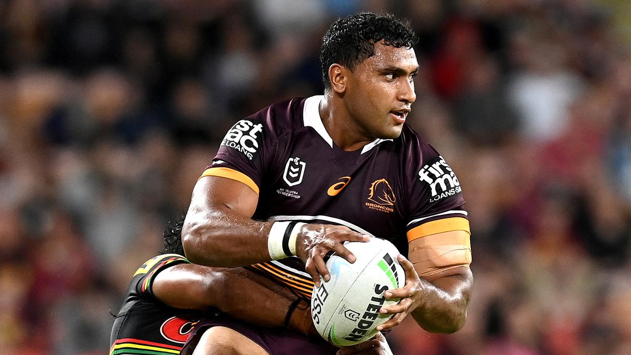 Pangai Jnr has been in good form for the Broncos this season.