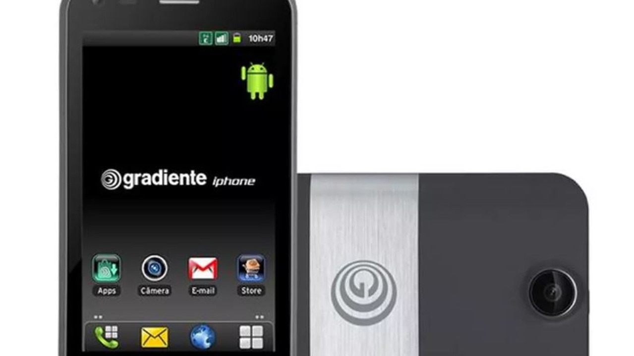 The Gradiente iphone, running Android, was released in 2012